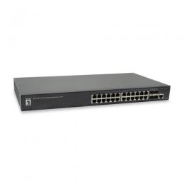 28-Port L2 Managed Gigabit Switch, 4x GE Combo RJ45/SFP