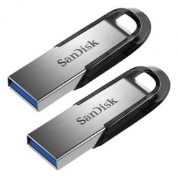 2er Pack SanDisk Ultra Flair Typ-A 256GB USB-Stick Ohne Schutzkappe, bis zu 150 MB/s, USB 3.2 Gen 1x1 (5 Gbit/s)