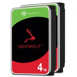 2er Pack Seagate IronWolf 4TB 256MB 3.5 Zoll SATA Interne CMR NAS Festplatte