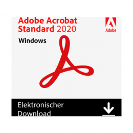 Acrobat Standard 2020 Windows Vollversion ESD inkl. Zweitnutzungsrecht*  1 PC  (ML)