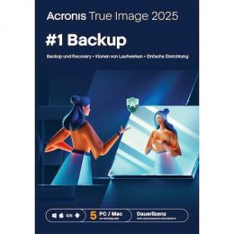 Acronis True Image 2025 5 Computer Dauerlizenz