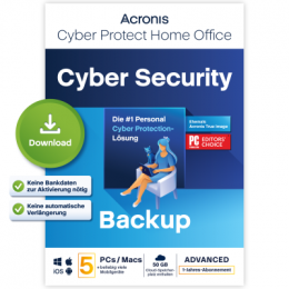 Acronis True Image Advanced [5 Geräte - 1 Jahr] + 50 GB Cloud Storage