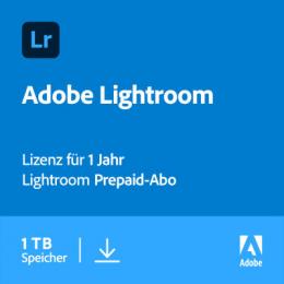 Adobe Lightroom | 1 Jahr | 1TB | PC/Mac