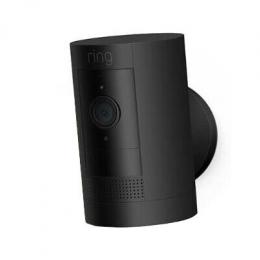 Amazon Ring Außenkamera Akku (Stick Up Cam Battery) black Überwachungskamera aussen mit 1080p-HD-Video, WLAN, witterungsbeständig, geeignet für dein H