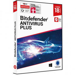 Antivirus Plus  DVD-Box   1 PC 18 Monate (Code in a Box)