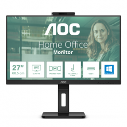 AOC 24P3QW QHD Monitor - IPS, Höhenverstellung, Webcam, USB-Hub