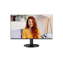 AOC 27B3CF2 27 Zoll FHD Monitor, Lautsprecher, höhenverstellbar (1920x1080, 100 Hz, HDMI, USB-C (65W PD), USB Hub) schwarz