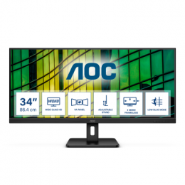 AOC U34E2M WQHD Monitor - 100 Hz, Adaptive Sync, HDMI