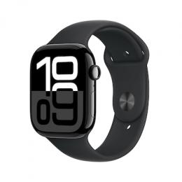 Apple Watch S10 Diamantschwarz Alu Sport Band Schwarz- S B-Ware GPS 46mm MWWP3QF/A 2024