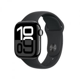 Apple Watch S10 Diamantschwarz Aluminium Sport Band Schw B-Ware GPS 42mm MWWE3QF/A 2024