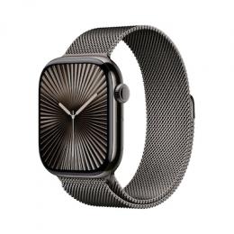 Apple Watch S10 Schiefer Titanium Milanese Loop Schiefer- S/M GPS + Cellular 46mm MC7R4QF/A 2024