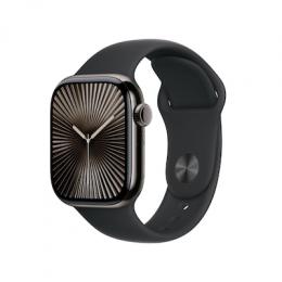 Apple Watch S10 Schiefer Titanium Sport Band Schwarz - M/L GPS + Cellular 42mm MWXH3QF/A 2024