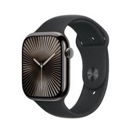 Apple Watch S10 Schiefer Titanium Sport Band Schwarz- S/ B-Ware GPS + Cellular 46mm MWYD3QF/A 2024