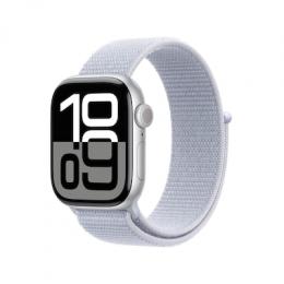 Apple Watch S10 Silber Aluminium Sport Loop Blaue Wolke B-Ware GPS 42mm MWWD3QF/A 2024