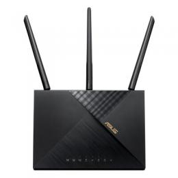 ASUS 4G-AX56 4G LTE WiFi 6 Modem Router AX1800 Dual-Band, LTE Cat6 bis zu 300 Mbit/s, 5x GbE LAN