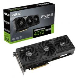 ASUS Prime GeForce RTX 4070 Ti SUPER OC Grafikkarte - 16GB GDDR6X, HDMI, 3x DP