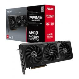 Asus PRIME Radeon RX 9070 16GB Grafikkarte - 16GB GDDR6, HDMI, 3x DP