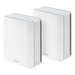 ASUS ZenWiFi BT10 WiFi 7 Smart Mesh System 2er-Pack WLAN BE18000 Triband, 2x 10GbE + 1x 1GbE (pro Einheit), Abdeckung bis zu 550 m²