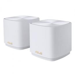 ASUS ZenWiFi XD4 Plus WiFi 6 Mesh System 2er-Pack Weiß AX1800 Dual-Band, 2x Gigabit LAN, AiMesh