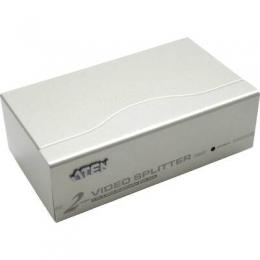 ATEN VS92A Video-Splitter S-VGA 2-fach Monitor-Verteiler, 350Mhz
