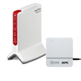 AVM FRITZ!Box 6820 LTE + APC Back-UPS CP12036LI WiFi 4 (WLAN N) Router, Singleband, max. 450 Mbit/s, LTE-Cat4-Modem