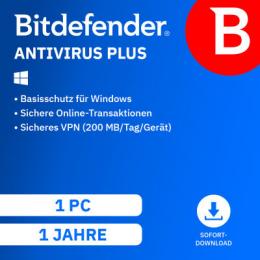 Bitdefender Antivirus Plus [1 Gerät - 1 Jahr] MAC