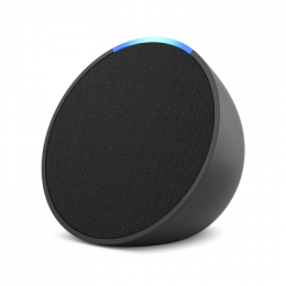 Bundle Amazon Echo Pop anthrazit + Blink Video Doorbell Black - Kompakter und smarter Bluetooth-Lautsprecher mit vollwertigem Klang und Alexa