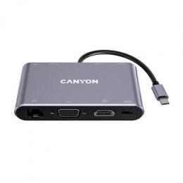 Canyon Docking DS-14 8in1 4k USB-C, dunkelgrau (CNS-TDS14)