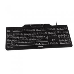 CHERRY KC 1000 SC, schwarz, kabelgebunden, Security Tastatur, integriertes Smartcard-Terminal, 4 Hotkeys