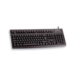 CHERRY Tastatur G83-6105 Schwarz - kabelgebunden, USB abriebfeste Beschriftung, recyclingfähig, NTK-Technologie
