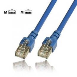 Communik - Cat.5e Patchkabel RJ45, SF/UTP (S-FTP), 30 Meter, Farbe blau, pvc