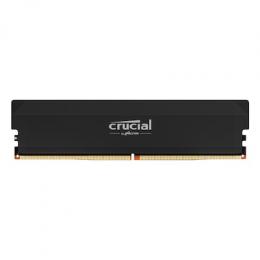 Crucial Pro OC Schwarz 16GB DDR5-6400 CL38 UDIMM Gaming-Arbeitsspeicher - Unterstützt Intel XMP 3.0 und AMD EXPO