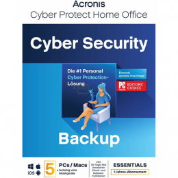 Cyber Protect Home Office Essentials Vollversion ESD   5 Computer 1 Jahr (Download)