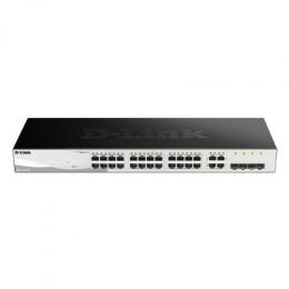 D-Link DGS-1210-28 Smart+ Managed Switch 24x Gigabit Ethernet, 4x GbE/SFP Combo