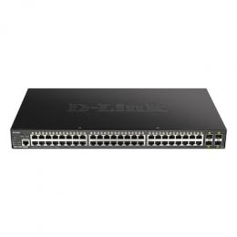 D-Link DGS-1250-52XMP/E Smart Managed Switch B-Ware [48x Gigabit Ethernet PoE+, 370W, 4x 10 Gbit/s SFP+]