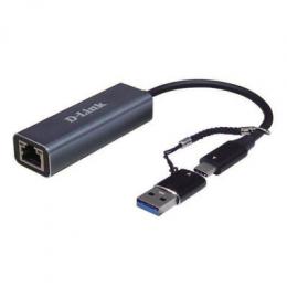 D-Link DUB-2315 USB-Netzwerk-Adapter USB-C/USB-A zu 2.5-Gigabit-Ethernet
