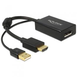 Delock Adapterkabel [HDMI A-Stecker > Displayport 1.2 Buchse]