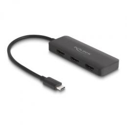 Delock USB Type-C™ Splitter (DP Alt Mode) zu 3 xHDMI MST 4K 60Hz