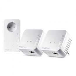 devolo Magic 1 WiFi mini Powerline Multiroom Kit Powerline bis zu 1.200 Mbit/s, WiFi 4 bis zu 300 Mbit/s, 1x LAN (pro Einheit)