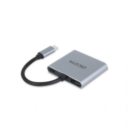 Dicota USB-C Portable 4-in-1 Docking Station 4K HDMI PD 100W