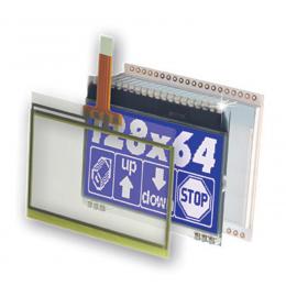 Electronic Assembly LCD-Grafikdisplay EA DOGM128 128x64 Pixel, STN blau