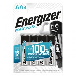 Energizer-Alkaline-Batterien Max Plus Mignon (AA), 4 Stück