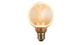 ENOVALITE LED Filament Leuchtmittel, CIRCLE, Amber, E27, 4W, 200lm, 1800K, dimmbar