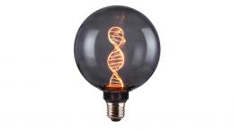 ENOVALITE LED Filament Leuchtmittel, DNA, Smoke, E27, 3.5W, 120 lm, 1800K, dimmbar