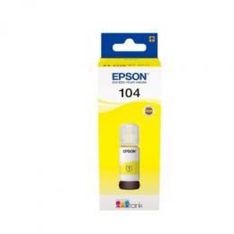 Epson 104 EcoTank-Tintenflasche Gelb 65 ml 7.500 Seiten Für Kompatibilität, siehe Artikel-Beschreibung