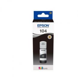 Epson 104 EcoTank-Tintenflasche Schwarz 65 ml 4.500 Seiten Für Kompatibilität, siehe Artikel-Beschreibung