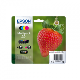 Epson 29 Tintenpatronen 4er-Pack 4x Farben Claria Home Ink Für Kompatibilität, siehe Artikel-Beschreibung | 4x Tintenpatronen: Schwarz, Magenta, Gelb