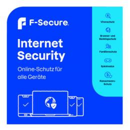 F-Secure Internet Security für alle Geräte [5 Geräte - 1 Jahr] [Vollversion]