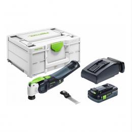 Festool VECTURO OSC 18 HPC 4,0 EI-Plus Akku Oszillierer 18 V ( 576595 ) Starlock Max Brushless + 1x Akku 4,0 Ah + Ladegerät + systainer 