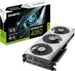 Gigabyte GeForce RTX 4060 EAGLE OC ICE 8G Grafikkarte - 8GB GDDR6X, 2x HDMI, 2x DP